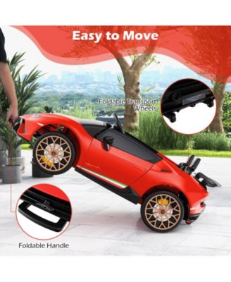 24V Kids Ride On Lamborghini Car Two Seater Electric Vehicle With Remote Control