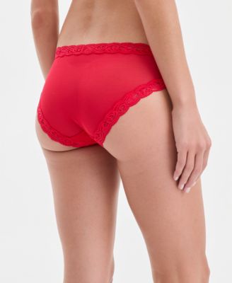 Women's Feathers Low-Rise Sheer Hipster Underwear Lingerie 753023