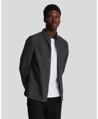 Men's Tonal Eagle Plain Oxford Shirt