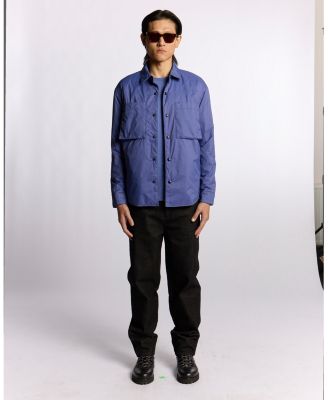 Men's Long Sleeve Collared Insulated Overshirt