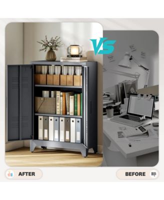 Industrial Steel Storage Cabinet Storage Organizer