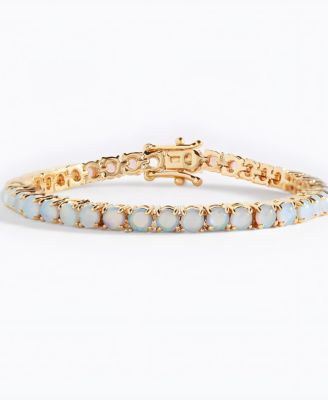 Blue Opal Tennis Bracelet