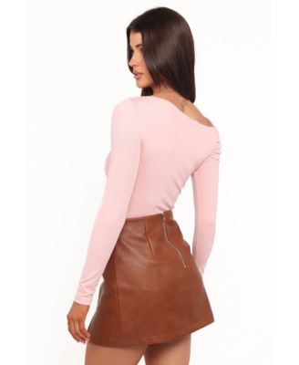 Women's Catania Faux Leather Mini Skirt