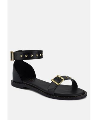 ROSEMARY Buckle Straps Women Flat Sandals