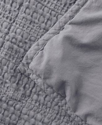 3-Pc. 100% Cotton Honeycomb Waffle Garment Washed Quilt Set