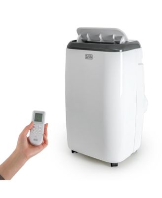 BLACK+DECKER, 12,000 BTU Cooling + 9,000 BTU Heating, Portable Air Conditioner with Remote Control