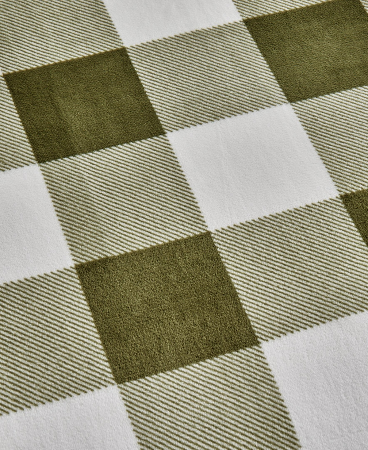 Linery & Co. Velvet Plush Reversible Sherpa Throw Blanket