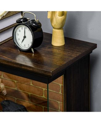 26" Electric Fireplace Stove with Remote Control, 12H Timer,