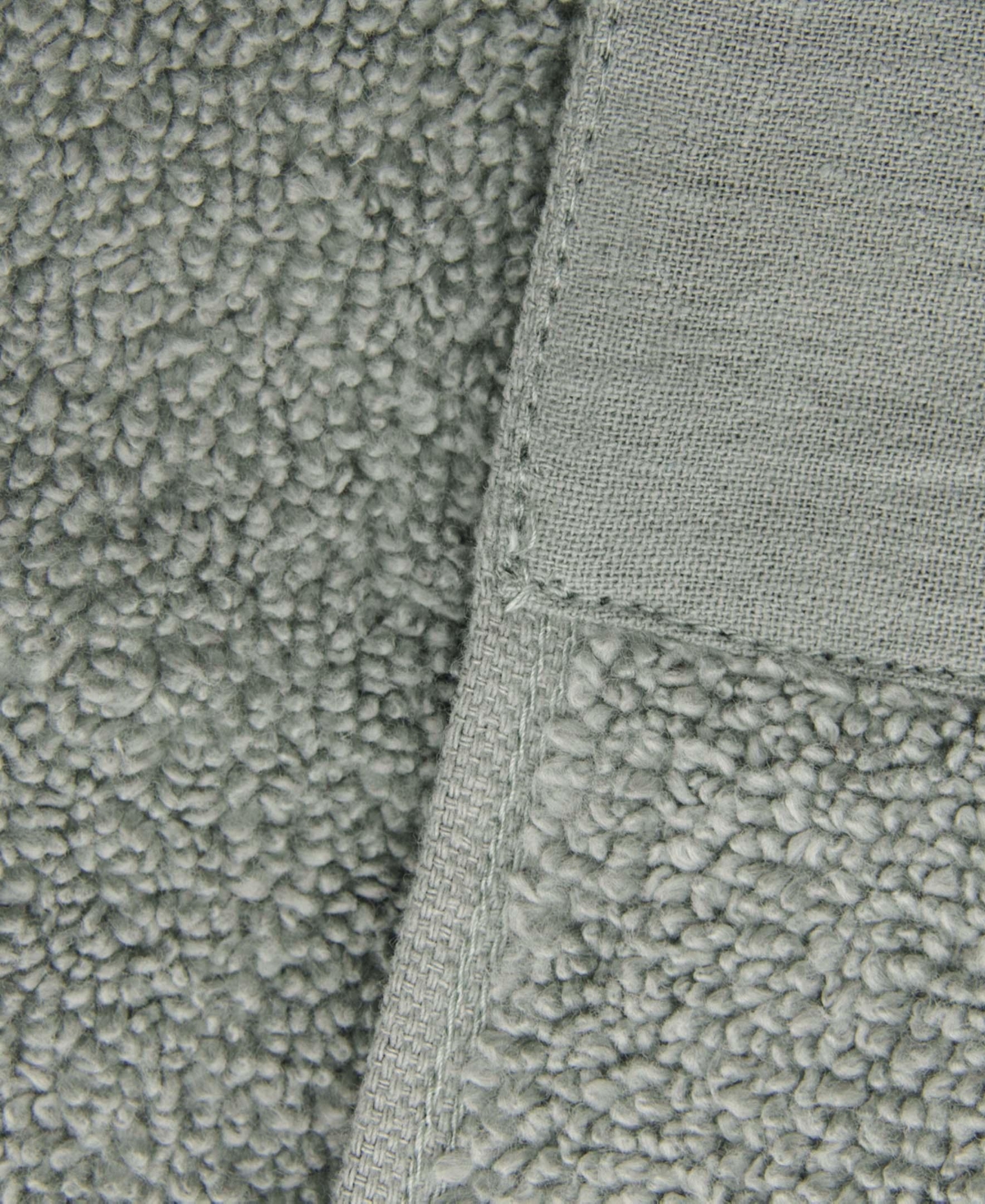 Linery & Co Cotton and Linen-Texture Border 4 Pack Bath Towel Set