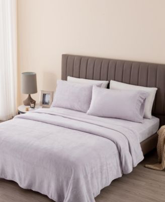 Ultra Soft & Cozy Velvet Plush Fleece Printed Sheet Set