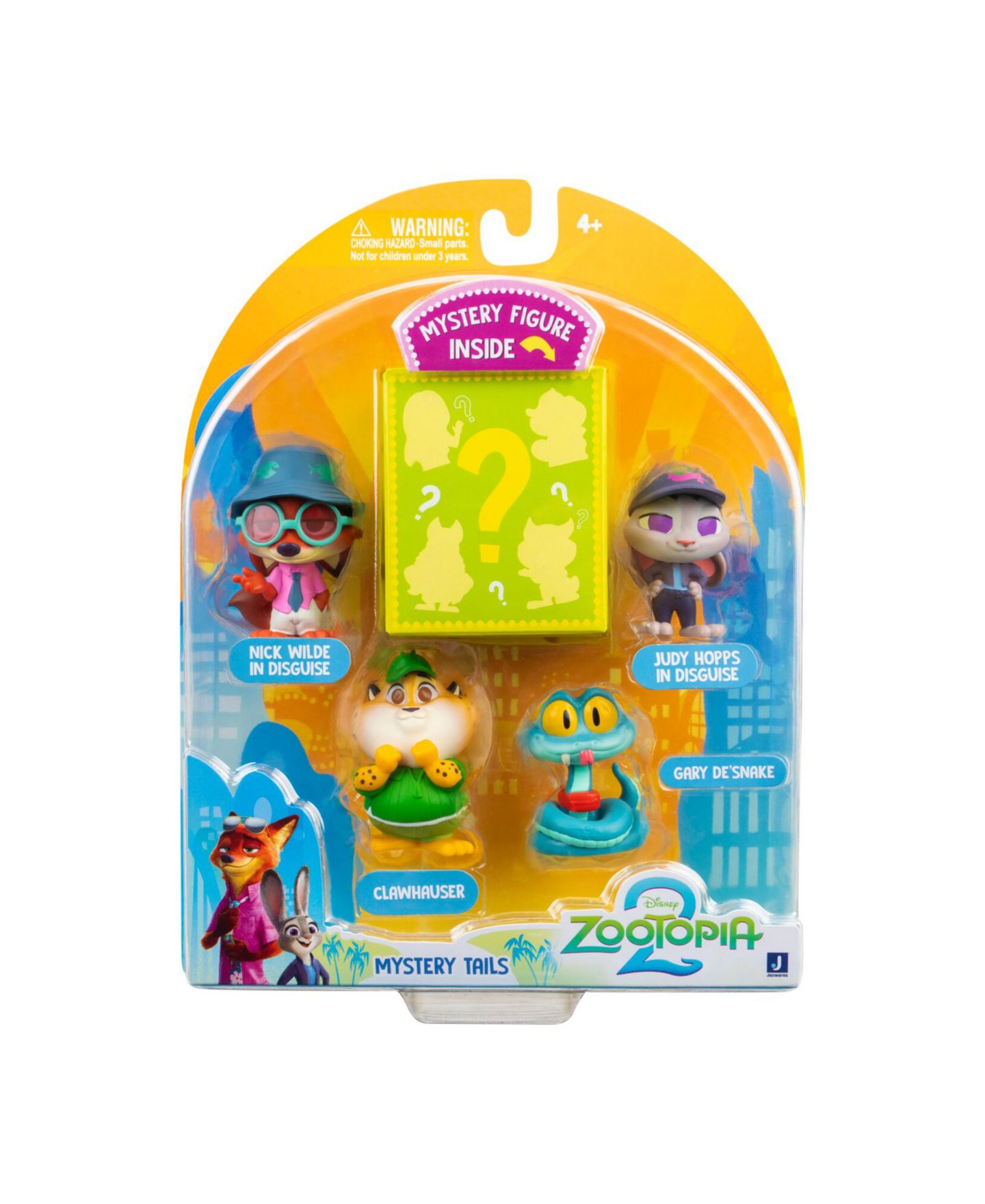 Детские фигурки Zootopia Blind Box Mystery Tails 2" 5-Piece Figure, Ages 3+ — фото 1