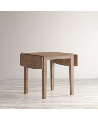 Eastern Tides Coastal Wire-Brushed Wood Three Piece Upholstered Dining Set