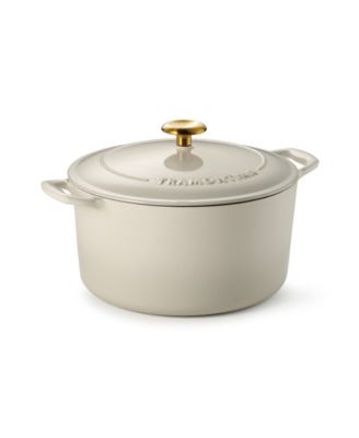 Cast Iron 6.5-Quart Round Dutch Oven Pot with Lid