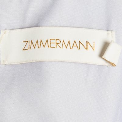 Women's Blue Crepe Ruffled The Lovestruck Crop Top