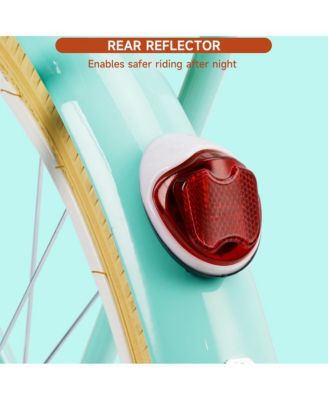 24-inch Cruiser Bike with Low-Step Frame, Shock-Absorbing Tires, and Dual Brakes