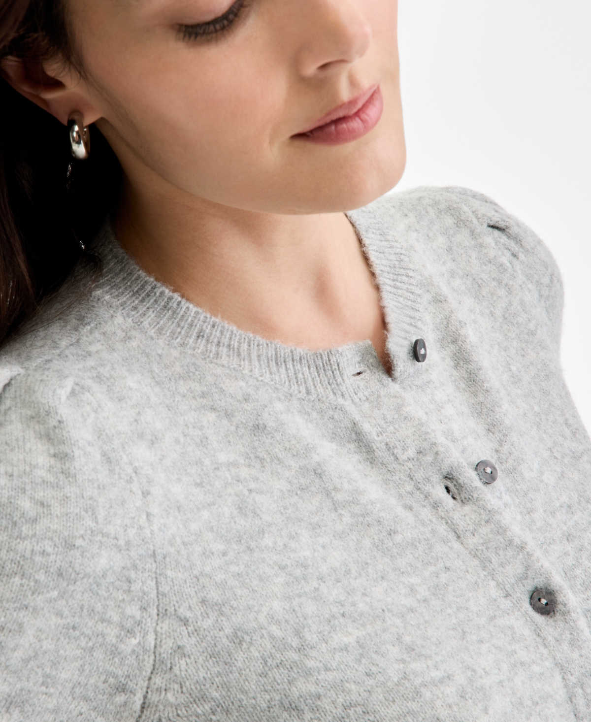 On 34th Women's Puff Sleeve Cardigan, Macy's Exclusive