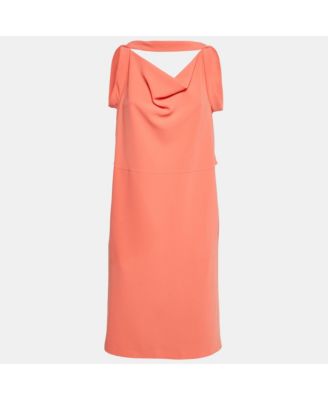 Women's Crepe Sleeveless Midi Dress