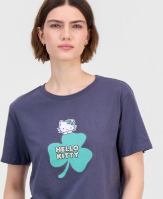 Juniors' Hello Kitty Shamrock T-Shirt