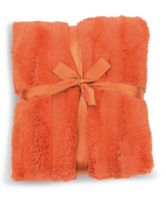 Ultra Soft Faux Fur to Microplush Reversible Cozy Warm Throw, 50" x 60"