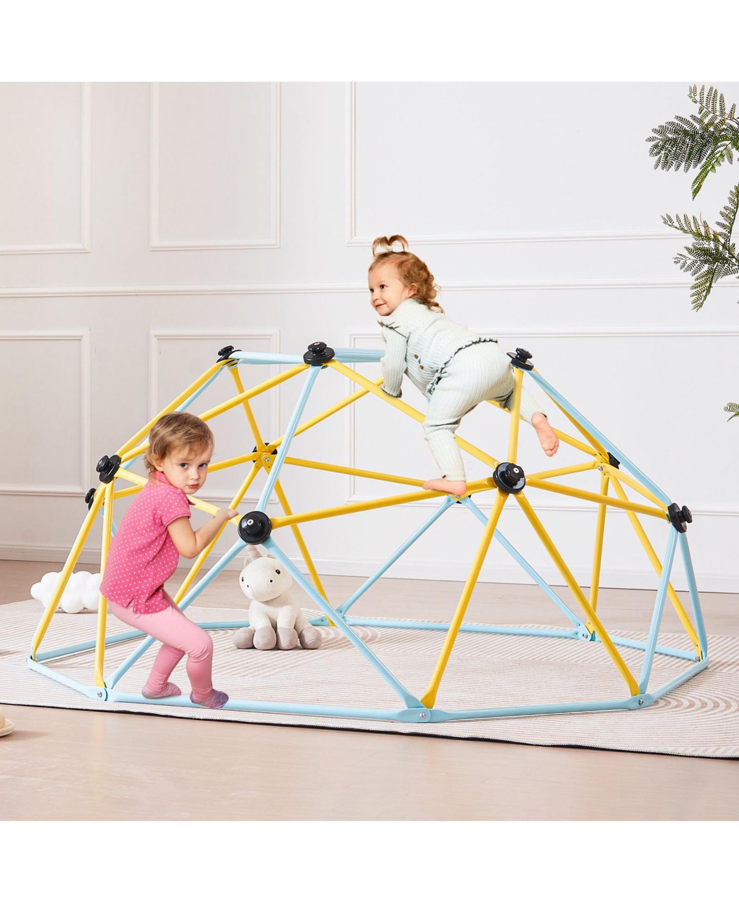 Детская игрушка SUGIFT 6Ft Kids Climbing Dome Steel 600 Lb Capacity, Ages 3+, цвет: Синий — фото 2
