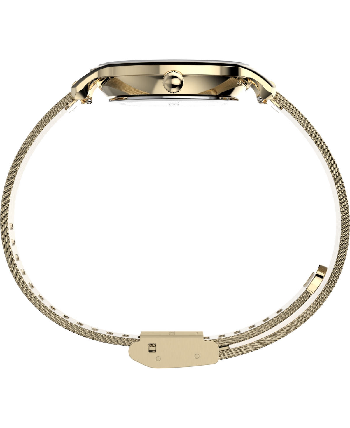 Timex Women's Quartz Analog Gold-tone Stainless Steel Watch, 31mm In Gold