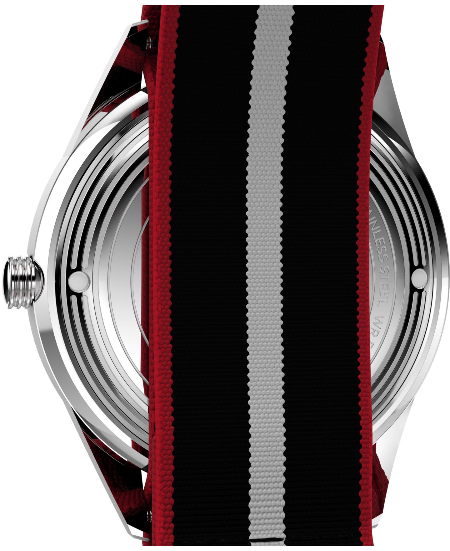 Мужские часы Timex Quartz Analog Black Fabric Watch, 38mm — фото 4