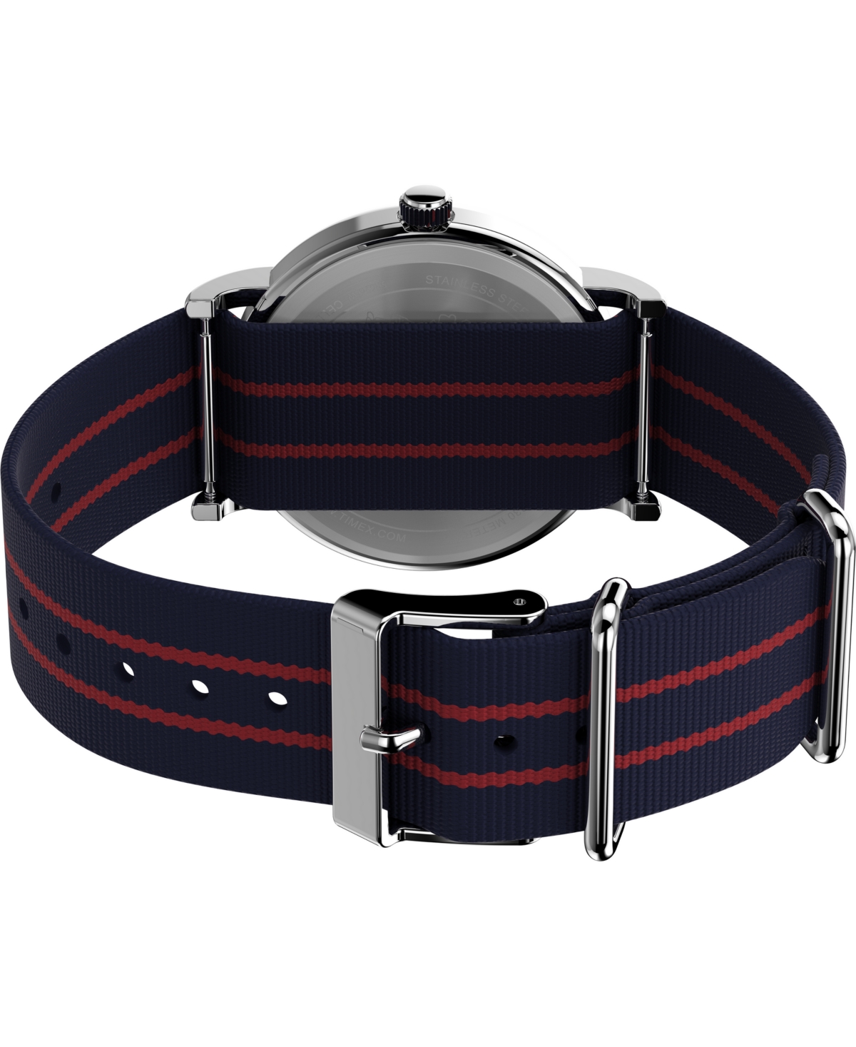 Timex Unisex Quartz Analog Blue Fabric Watch, 38mm