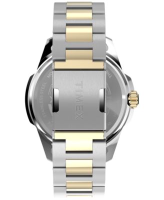 Men's Quartz Analog Two-Tone Stainless Steel Watch, 45mm
