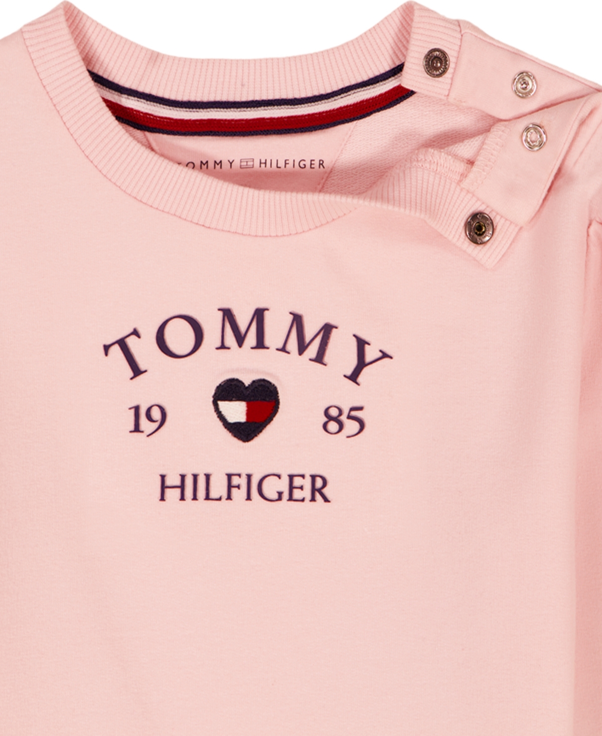 Tommy Hilfiger Baby Girls' Fleece Top and Pants, 2-Piece Set