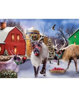 Reindeer Farm 1000 piece Jigsaw Puzzle for Adults Christmas