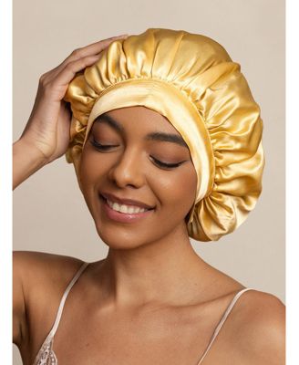 Women's Mulberry Silk Bonnet with Long Ribbons