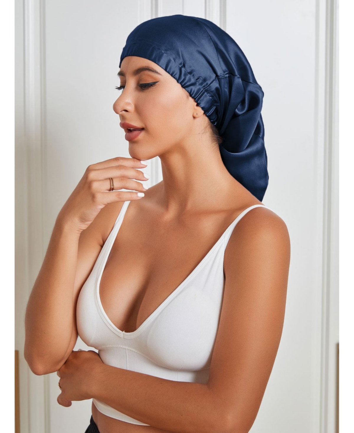 SilkSilky Pure Silk Elasticated Bonnet