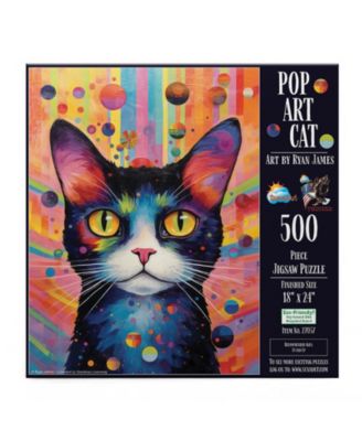 Pop Art Cat 500 piece Jigsaw Puzzle for Adults