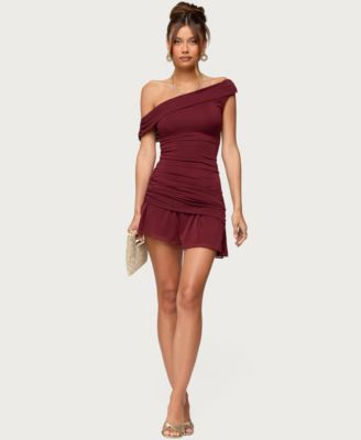 Women's Gesibelle Off Shoulder Mesh Mini Dress