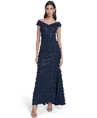 Women's Off-The-Shoulder Maxi Gown