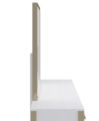 39" Wood Emila Mirror