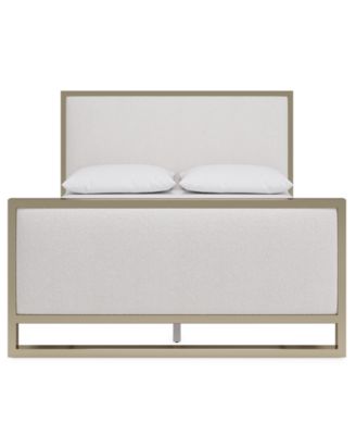Emila 3-Pc. Upholstered Queen Bedroom Set Bed, 2-Drawer Nightstand and Chest
