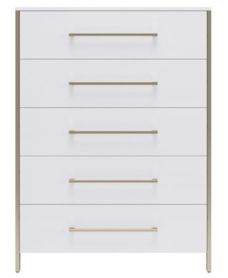 Emila 3-Pc. Upholstered Cal. King Bedroom Set Bed, 2-Drawer Nightstand and Chest