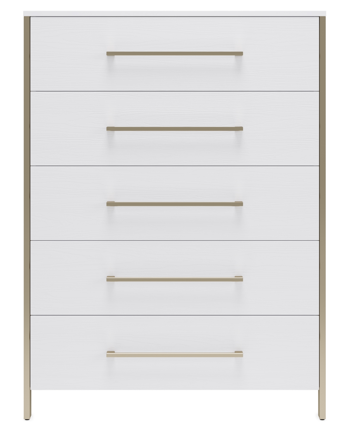 Furniture Emila 3-Pc. Upholstered Cal. King Bedroom Set Bed, 2-Drawer Nightstand and Chest