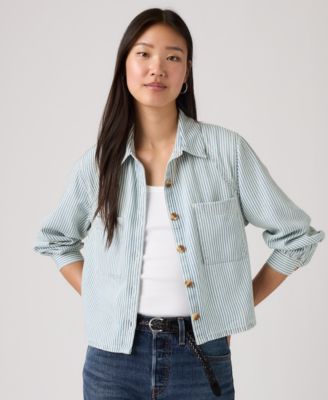 Women's Tini Long-Sleeve Hadley Stripe Utility Shirt