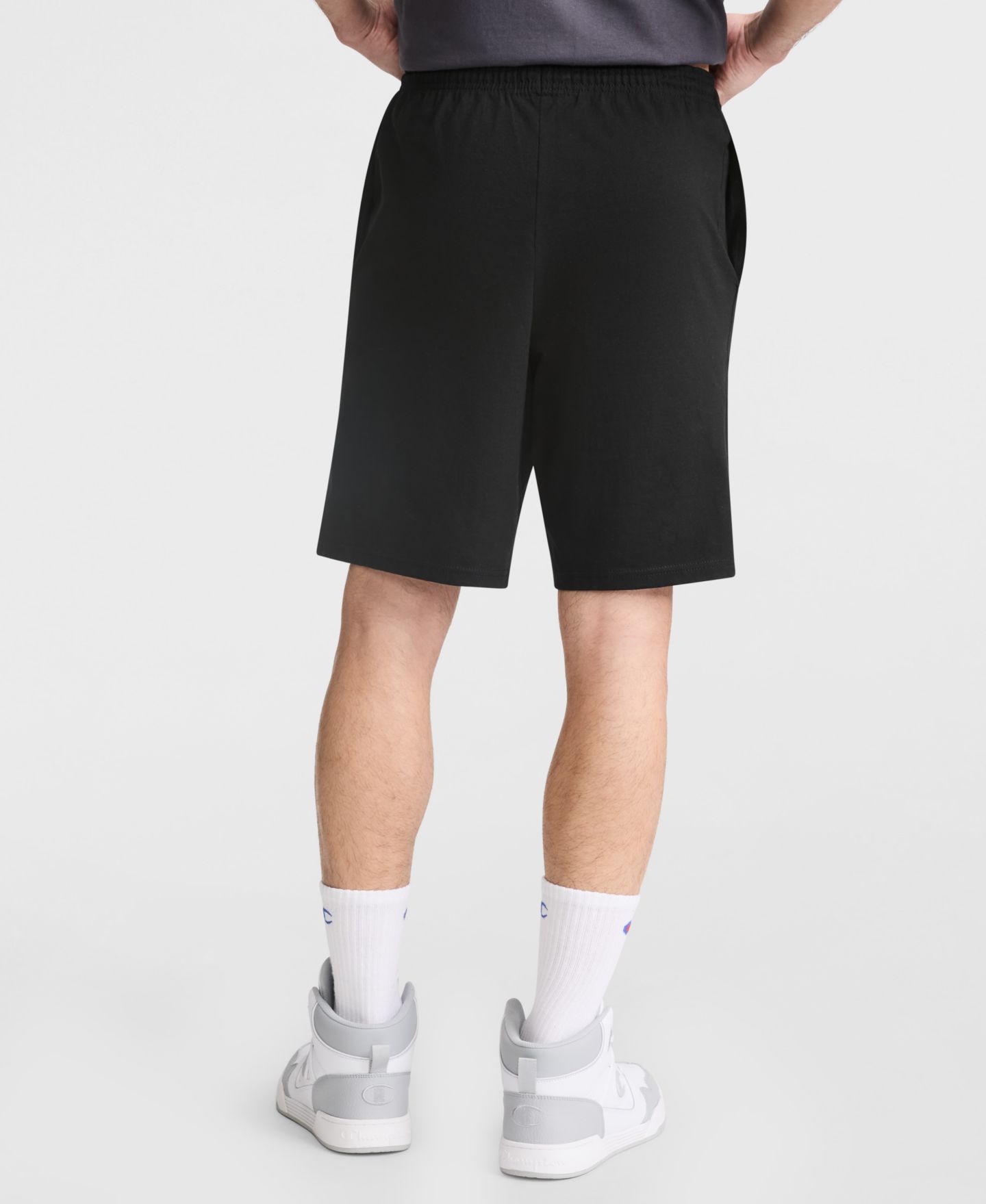 Мужские шорты Champion 9" Jersey Shorts, цвет: Чёрный — фото 2