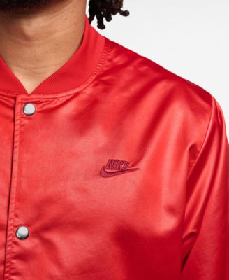 Men's Sportswear Club Snap-Front Varsity Jacket