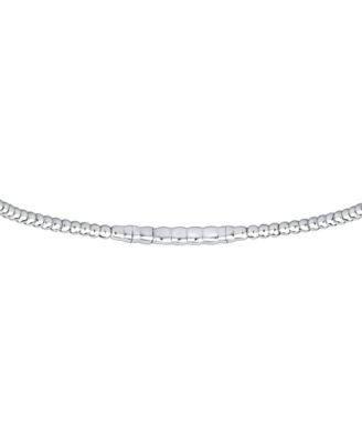 Diamond Flexible Bangle Bracelet (1/6 ct. t.w.) in Sterling Silver