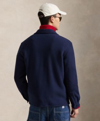 Men's Team USA Wool-Blend Shirt Jacket