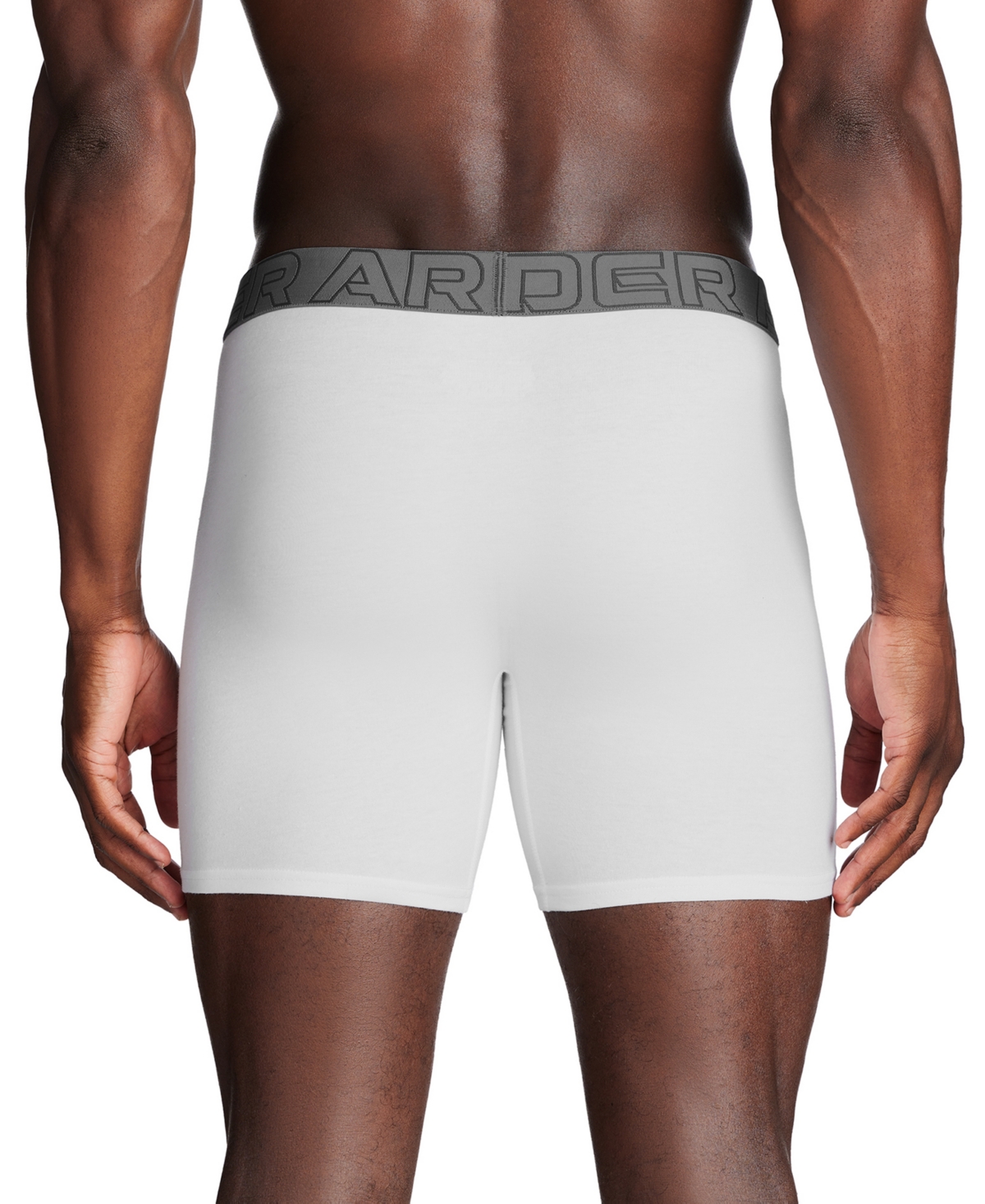 Under Armour Men's Boxerjock Performance 6" Boxer Brief, 3-Pack