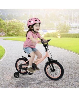 14 Inch Kids Bike with Adjustable Training Wheels