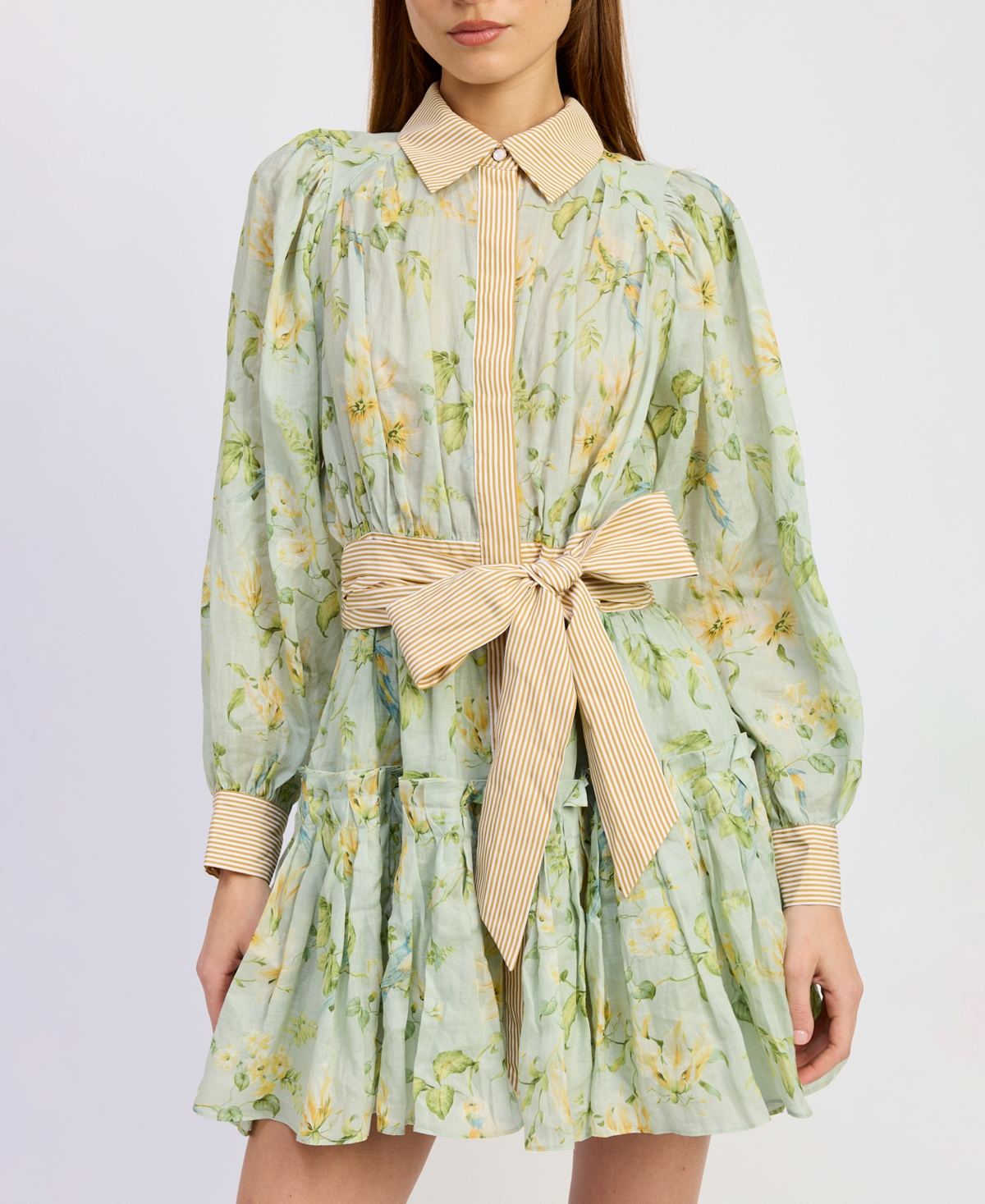 En Saison Women's Rylee Collared Mini Dress