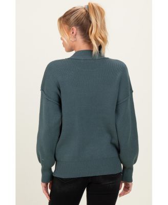 Maternity Wide Neck Drop Shoulder Sweater