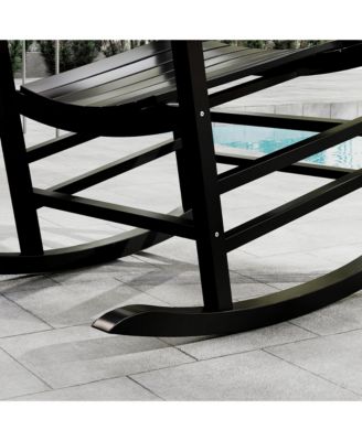 Wood Rocking Chair, Wooden Porch Rocker, Rustic