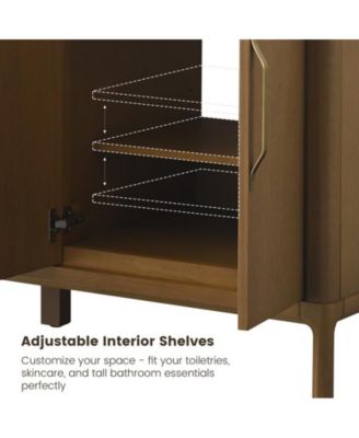 60" Double Bathroom Vanity with Carrara Engineered Stone Top, Ceramic Sink and Soft-Close Drawers